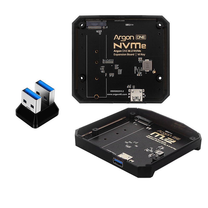 Argon One V3 M.2 Nvme Case - Argon ONE M.2 Erweiterungsplatine USB 3.0