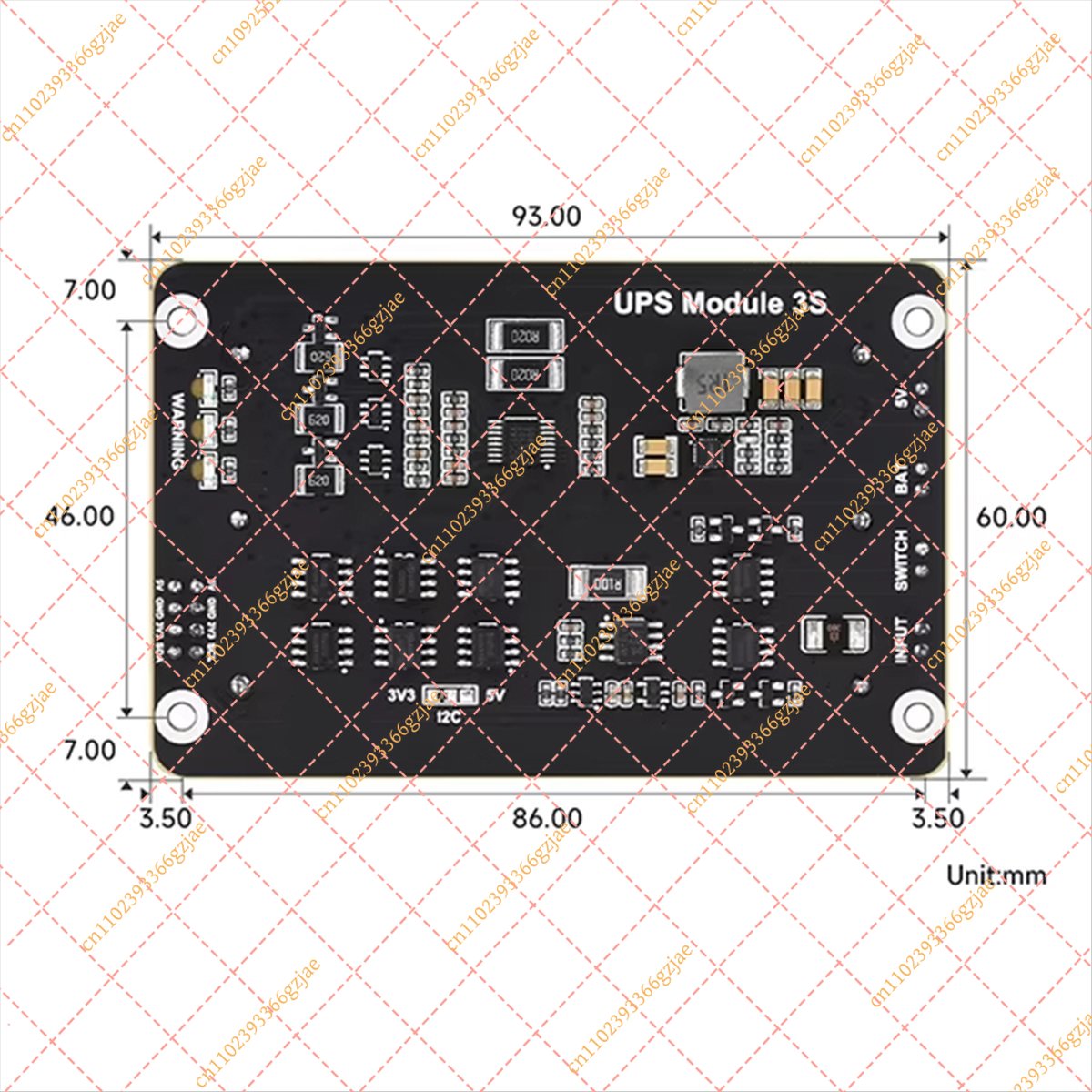 Raspberry Pi Uninterrupted Power Supply Ups 18650 - FY Persevering- Für Raspberry Pi 5