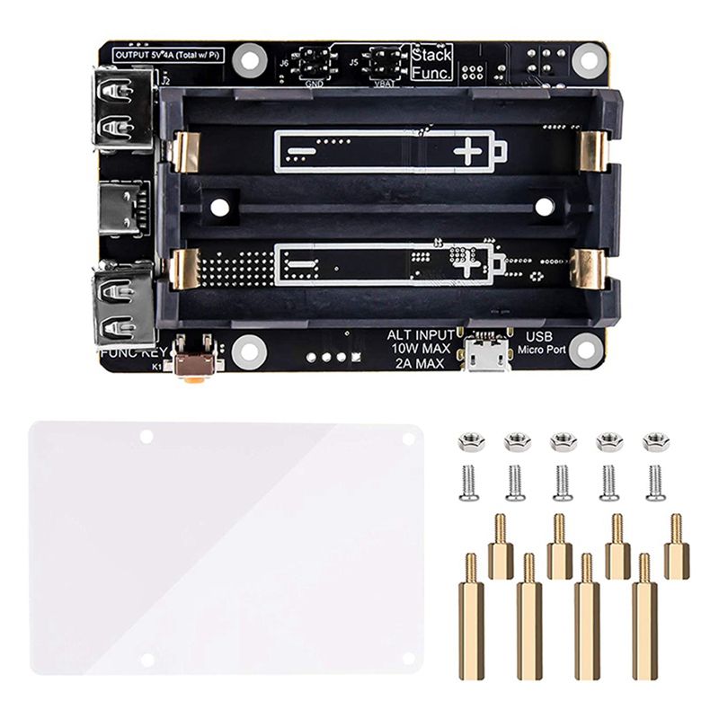 AA08-2X Für Raspberry Pi 4 UPS – Raspberry Pi Uninterrupted Power Supply Ups 18650 Bewertung und Preis