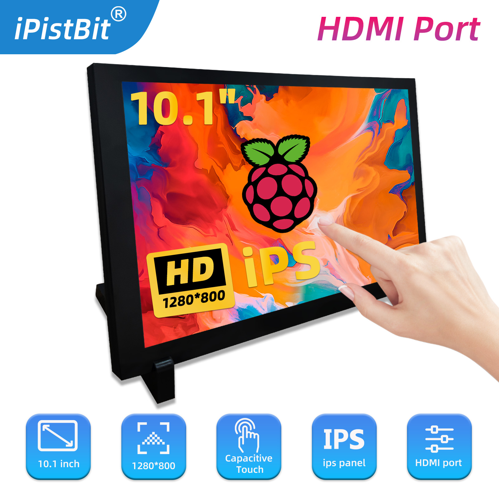 10,1 Zoll HDMI kapazitiver Tou – Raspberry Pi 10.1 Inch Capacitive Touch Screen Ips Bewertung und Preis
