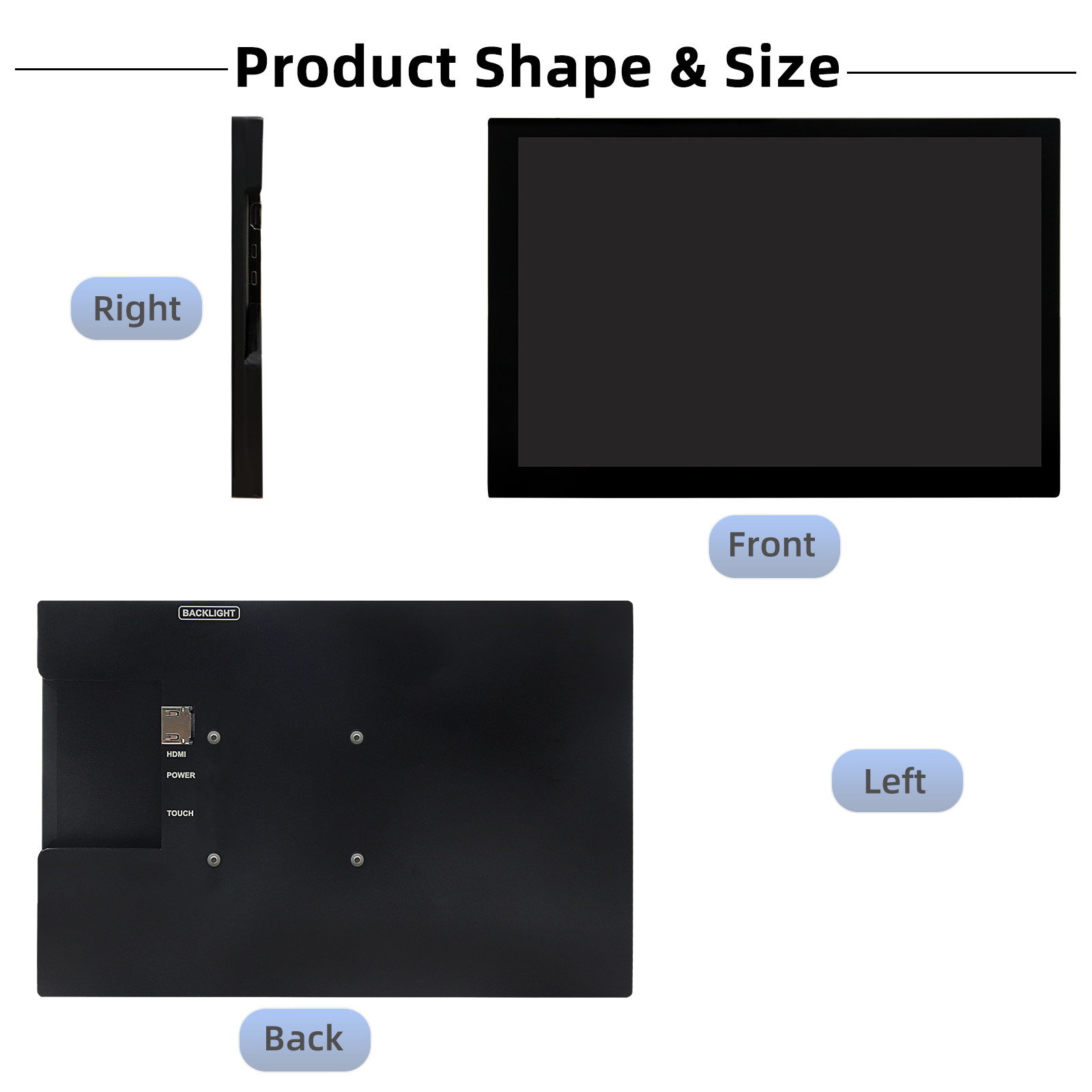 10,1 Zoll HDMI kapazitiver Tou – Raspberry Pi 10.1 Inch Capacitive Touch Screen Ips Bewertung und Preis