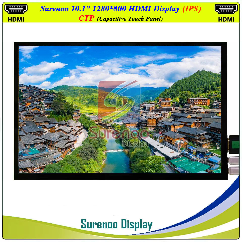 10,1 Zoll 1280*800 HDMI-kompat – Raspberry Pi 10.1 Inch Capacitive Touch Screen Ips Bewertung und Preis